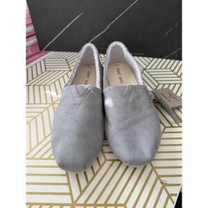 TOMS Women's Alpargata Faux Shearling Gray Cloudbound | Size 11